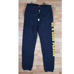 Be A Good Person Men's size XL Navy Sweatpants-NWOT